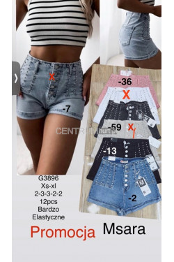 Szorty jeansowe damskie (XS-XL) G3896