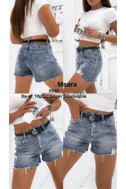 Szorty jeansowe damskie (XS-XL) 5550
