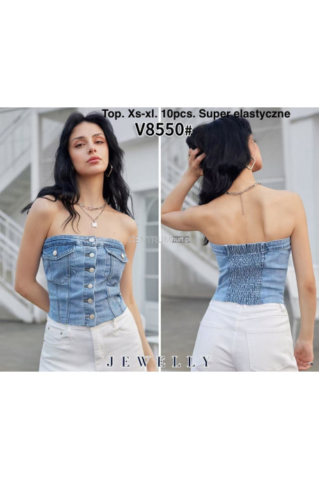 Topy jeansowe damskie (XS-XL) 1