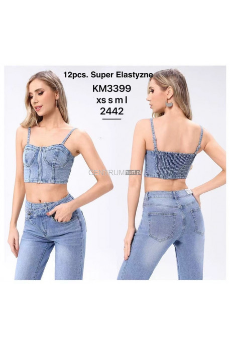 Topy jeansowe damskie (XS-XL) 1