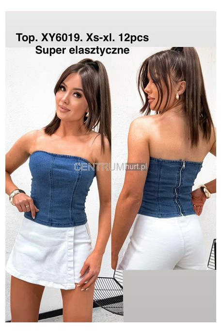 Topy jeansowe damskie (XS-XL) 1