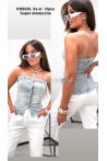 Topy jeansowe damskie (XS-XL) 1