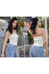 Topy jeansowe damskie (XS-XL) 1