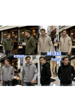 Kurtki męskie przejściowe (M-3XL) K9800