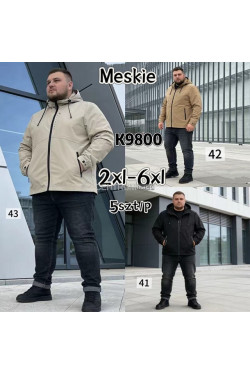 Kurtki męskie przejściowe (2XL-6XL) K9800