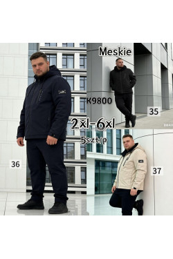Kurtki męskie przejściowe (2XL-6XL) K9800