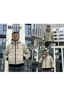 Kurtki męskie przejściowe (M-3XL) K9800