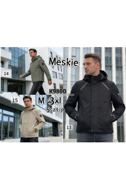 Kurtki męskie przejściowe (M-3XL) K9800
