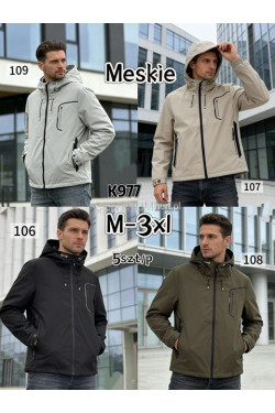 Kurtki męskie przejściowe (M-3XL) K977