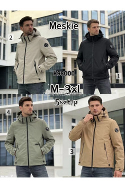 Kurtki męskie przejściowe (M-3XL) K98000