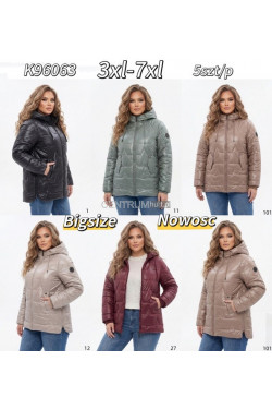 Kurtki damskie przejściowe (3XL-7XL) K96063