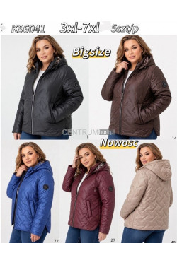 Kurtki damskie przejściowe (3XL-7XL) K96041