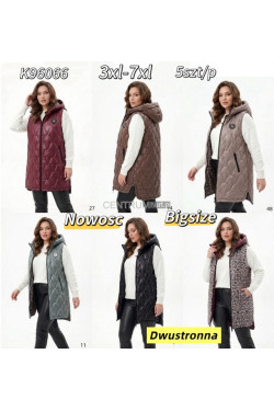 Kurtki kamizelki damskie (3XL-7XL) K96066