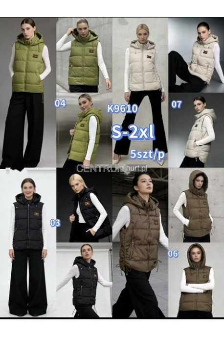 Kurtki kamizelki damskie (S-2XL) 1