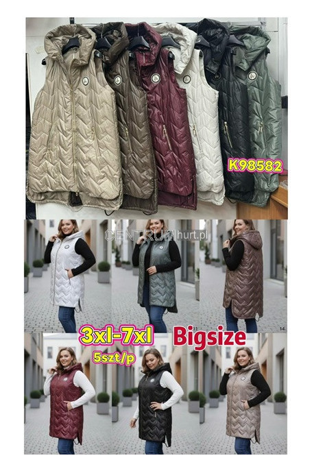 Kurtki kamizelki damskie (S-2XL) 1