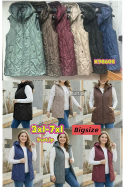 Kurtki kamizelki damskie (3XL-7XL) K98608