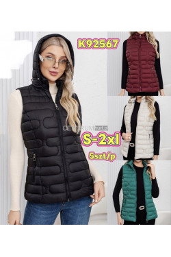 Kurtki kamizelki damskie (S-2XL) K92567