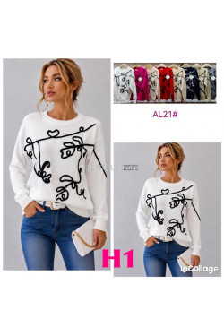 Sweter damski (L-3XL) AL21