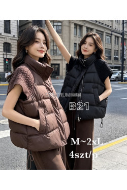 Kurtki kamizelki damskie (M-2XL) 4485