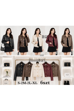 Kurtki skórzane damskie (S-XL) 4618