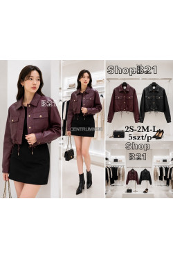 Kurtki skórzane damskie (S-L) 4620