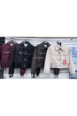Kurtki skórzane damskie (S-XL) B21SK26052