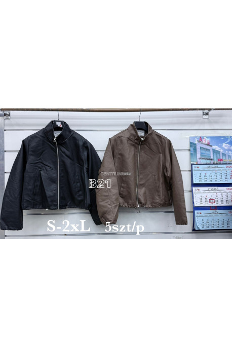 Kurtki skórzane damskie (S-2XL) 46