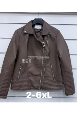 Kurtki skórzane damskie (2XL-6XL) 4664