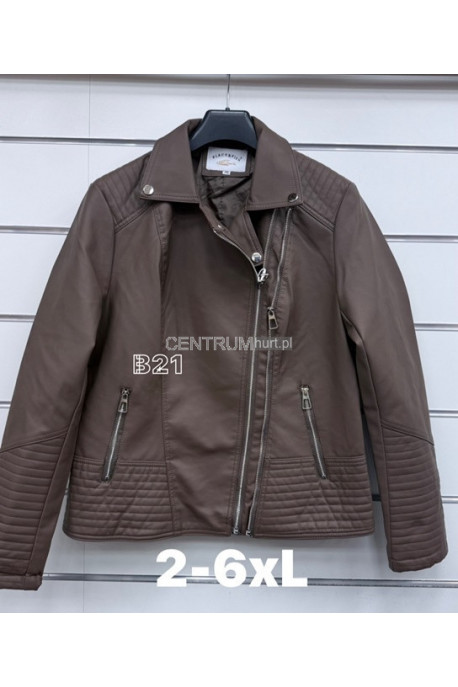 Kurtki skórzane damskie (S-2XL) 46