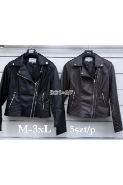 Kurtki skórzane damskie (M-3XL) 4665