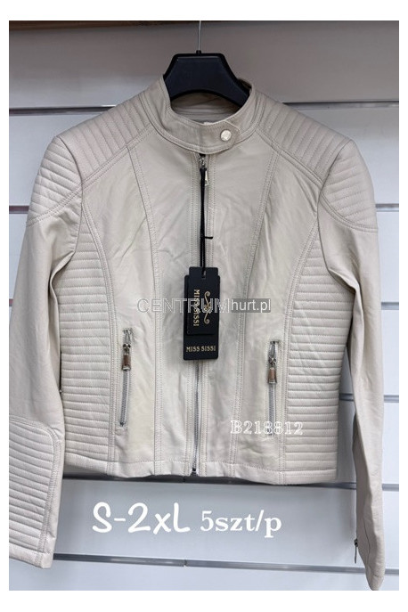 Kurtki skórzane damskie (S-2XL) 46