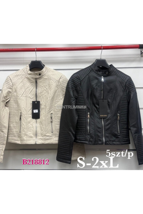 Kurtki skórzane damskie (S-2XL) 46