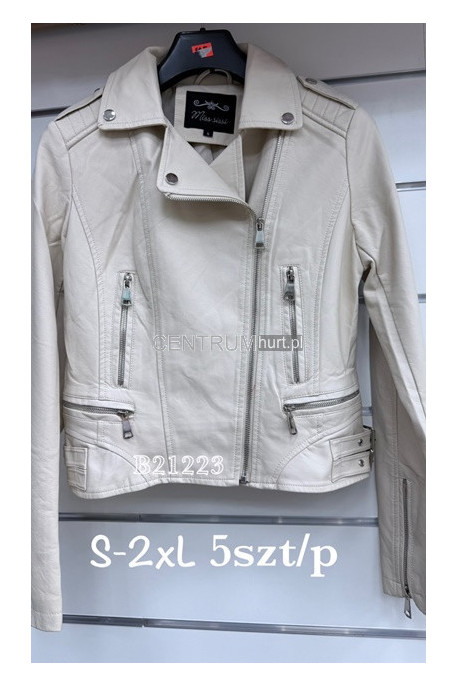 Kurtki skórzane damskie (S-2XL) 46