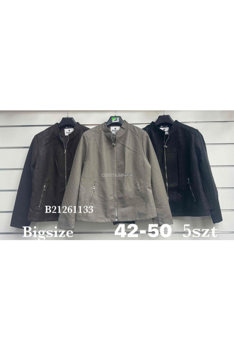 Kurtki skórzane damskie (S-2XL) 46
