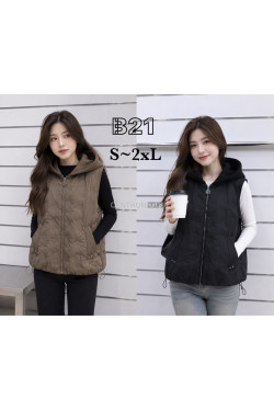 Kurtki kamizelki damskie (S-2XL) 4685