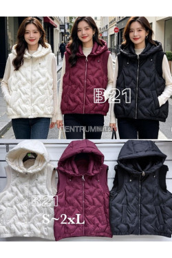Kurtki kamizelki damskie (S-2XL) 4687