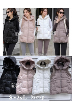 Kurtki kamizelki damskie (S-2XL) 4689