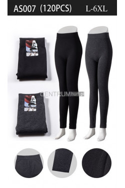 Leginsy damskie termiczne (L-6XL) AS007
