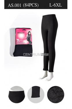 Leginsy damskie termiczne (L-6XL) AS001