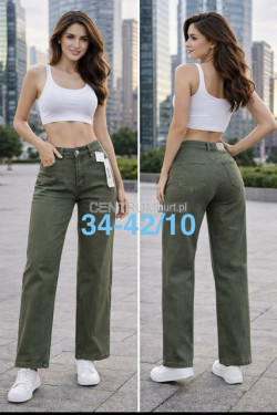 Jeansy damskie (34-42) G06A43