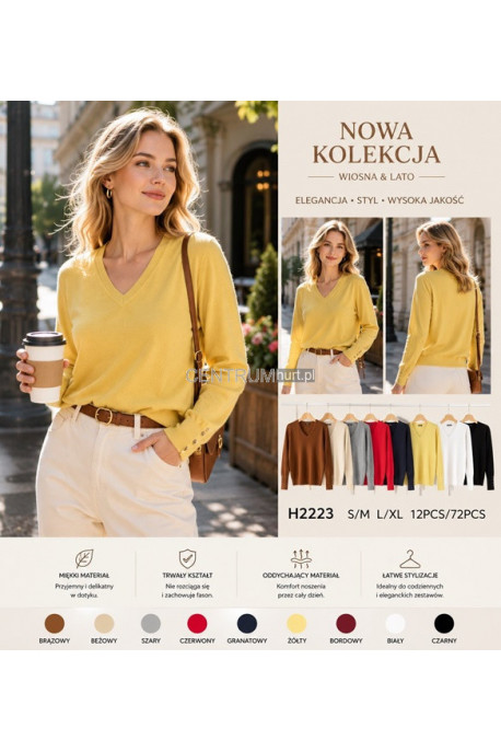 Sweter damski (M-2XL) 1