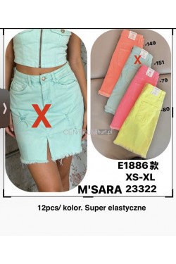 Spódnica jeansowa damska (XS-XL) E1886-80