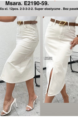 Spódnica jeansowa damska (XS-XL) E2190-59