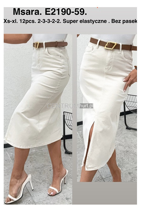Spódnica jeansowa damska (XS-XL) 1