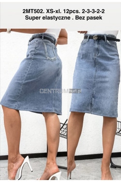 Spódnica jeansowa damska (XS-XL) 2MT502