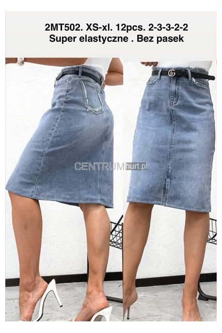 Spódnica jeansowa damska (XS-XL) 1