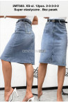 Spódnica jeansowa damska (XS-XL) 1