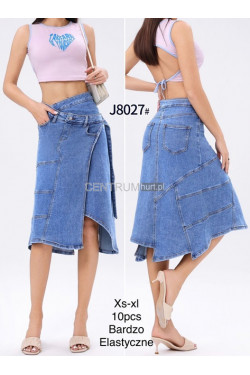 Spódnica jeansowa damska (XS-XL) J8027