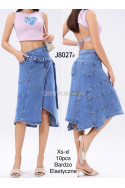 Spódnica jeansowa damska (XS-XL) 2