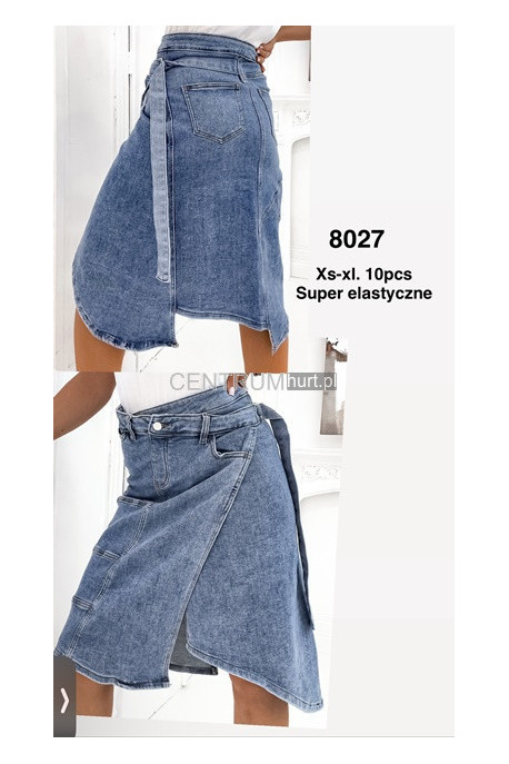 Spódnica jeansowa damska (XS-XL) 2
